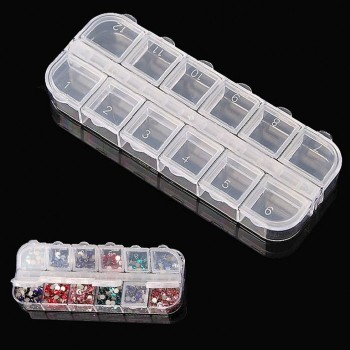 Container For Rhinestones 12 Cells
