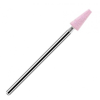 Corundum Cutter Truncated Cone Ø5Mm (Length 10Mm) [B] (01 Pink, Fine Grain)