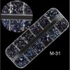 Decorations In A 3D Set For Nail Design.