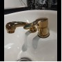 Faucet With Installation Kit (Gold)