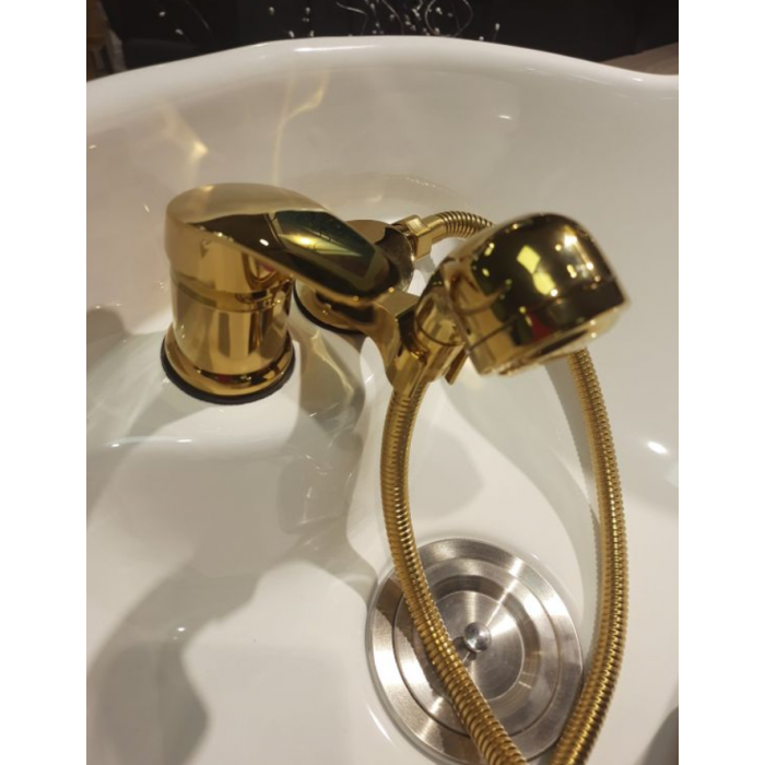 Faucet With Installation Kit (Gold)