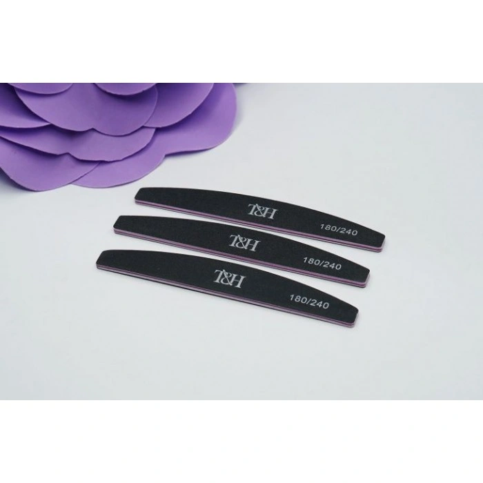File For Nails T&H 180/240 Half-Moon
