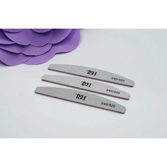 File For Nails T&H 240/320 Half-Moon