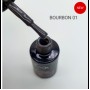 Gel Polish Black Bourbon 01, 8Ml