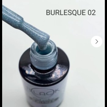 Gel Polish Black Burlesque 02, 8Ml