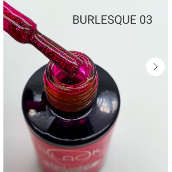 Gel Polish Black Burlesque 03, 8Ml