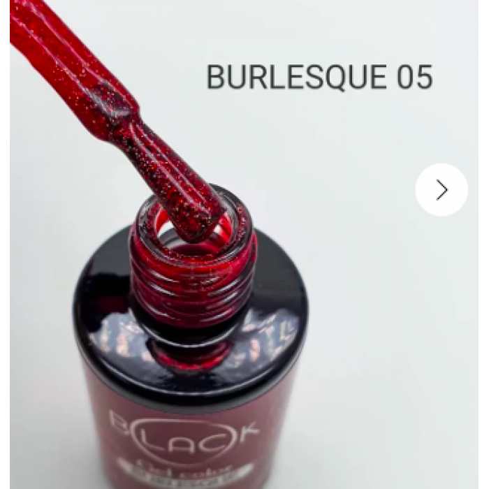 Gel Polish Black Burlesque 05, 8Ml
