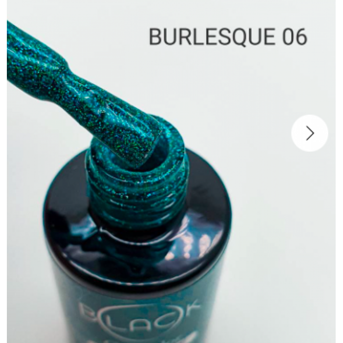 Gel Polish Black Burlesque 06, 8Ml