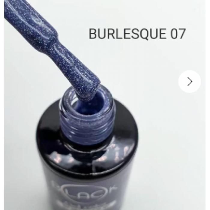 Gel Polish Black Burlesque 07, 8Ml