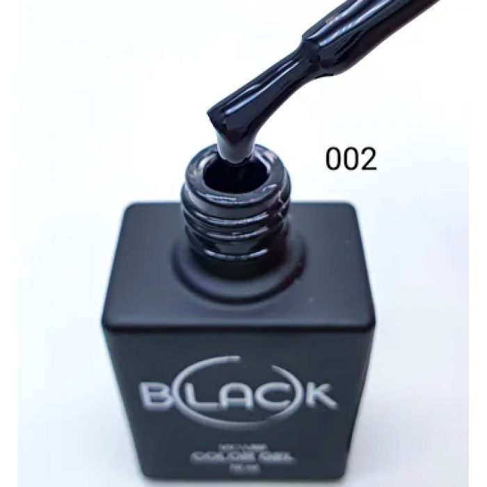 Gel Polish Black Classic 002, 12Ml