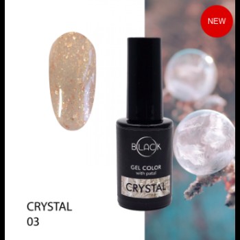 Gel Polish Black Crystal 03, 8 Ml
