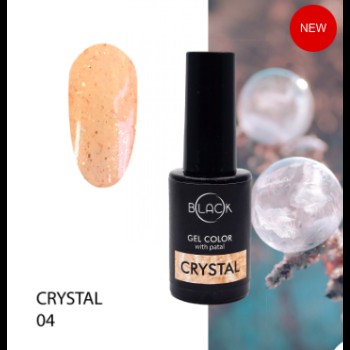 Gel Polish Black Crystal 04, 8 Ml