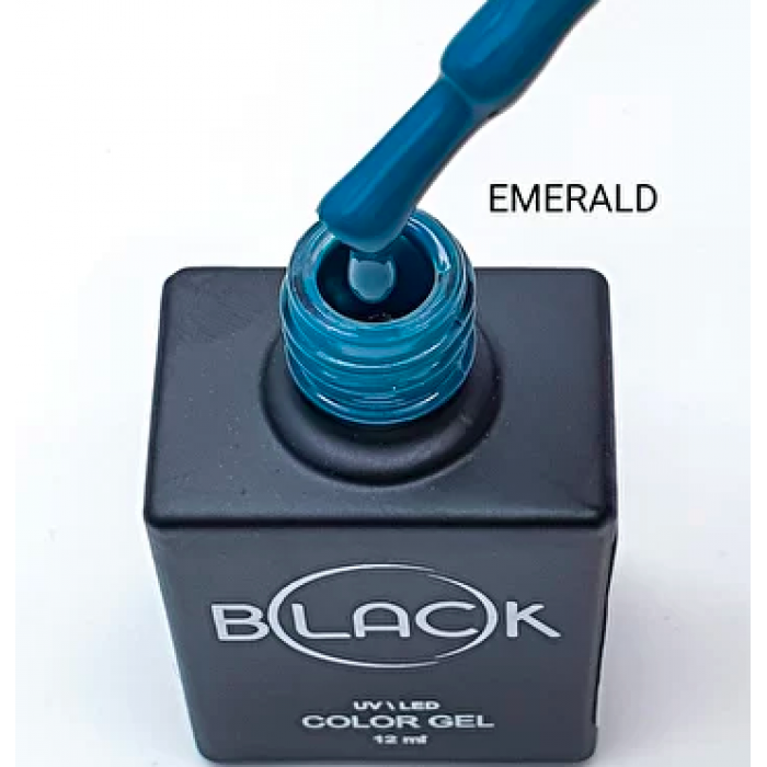 Gel Polish Black Emerald, 12Ml