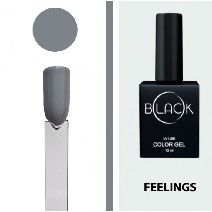 Gel Polish Black Feelings, 12Ml