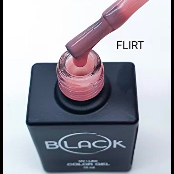 Gel Polish Black Flirt, 12Ml