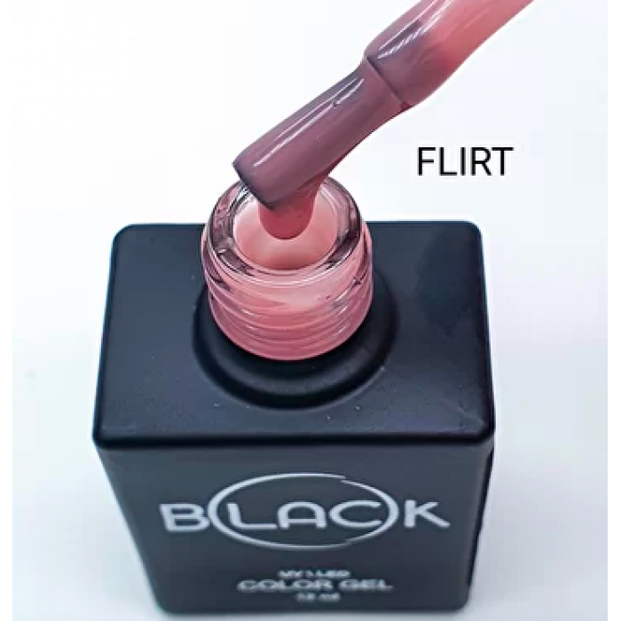 Gel Polish Black Flirt, 12Ml