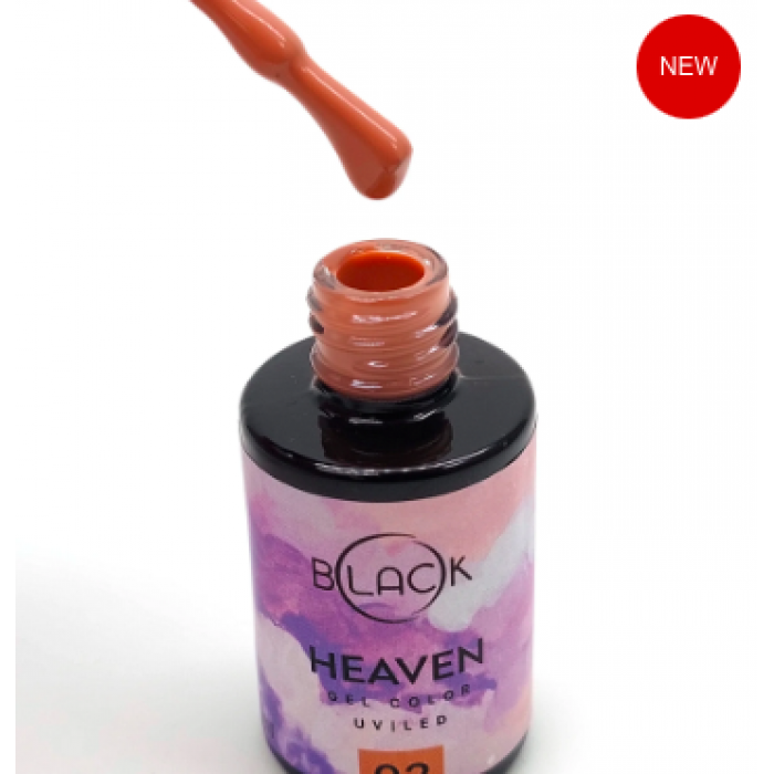 Gel Polish Black Heaven 02, 8 Ml