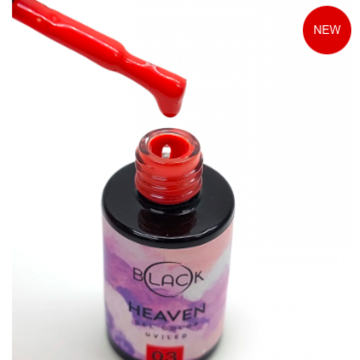 Gel Polish Black Heaven 03, 8 Ml