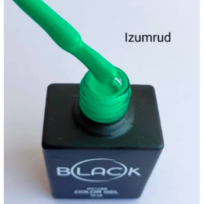 Gel Polish Black Izumrud, 12Ml
