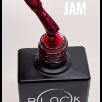 Gel Polish Black Jam, 12Ml