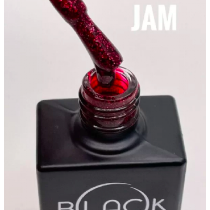Gel Polish Black Jam, 12Ml