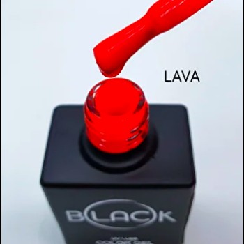 Gel Polish Black Lava, 12Ml
