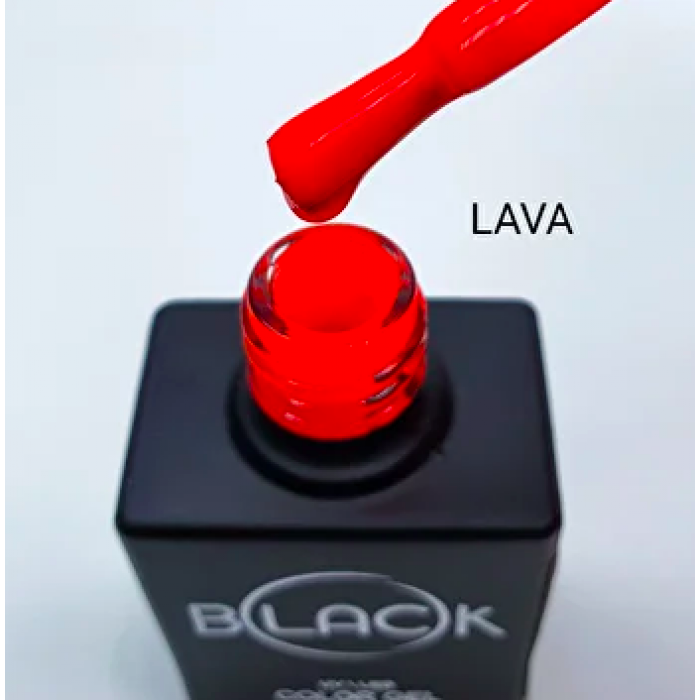 Gel Polish Black Lava, 12Ml