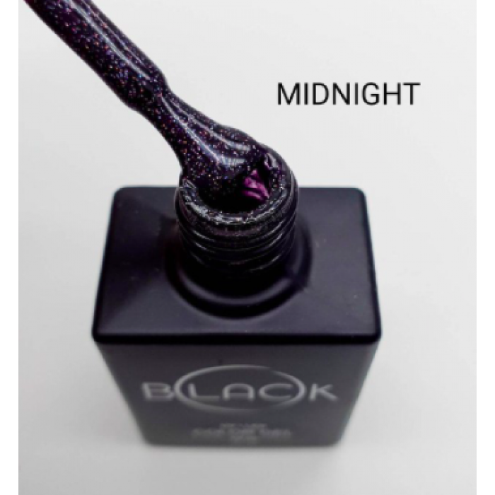 Gel Polish Black Midnight, 12Ml