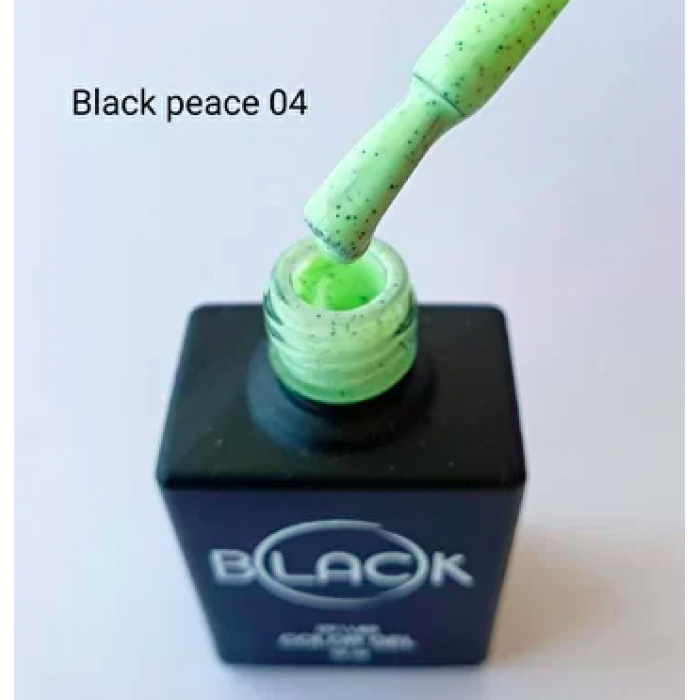 Gel Polish Black Pease 04, 12Ml