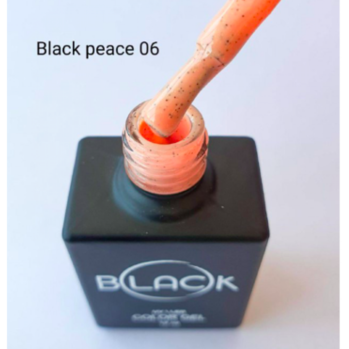 Gel Polish Black Pease 06, 12Ml
