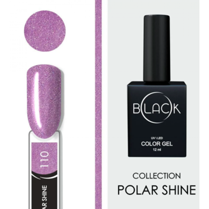 Gel Polish Black Polar Shine 112, 12Ml