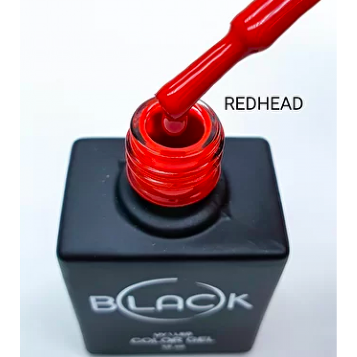 Gel Polish Black Redhead, 12Ml
