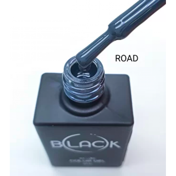 Gel Polish Black Road, 12Ml