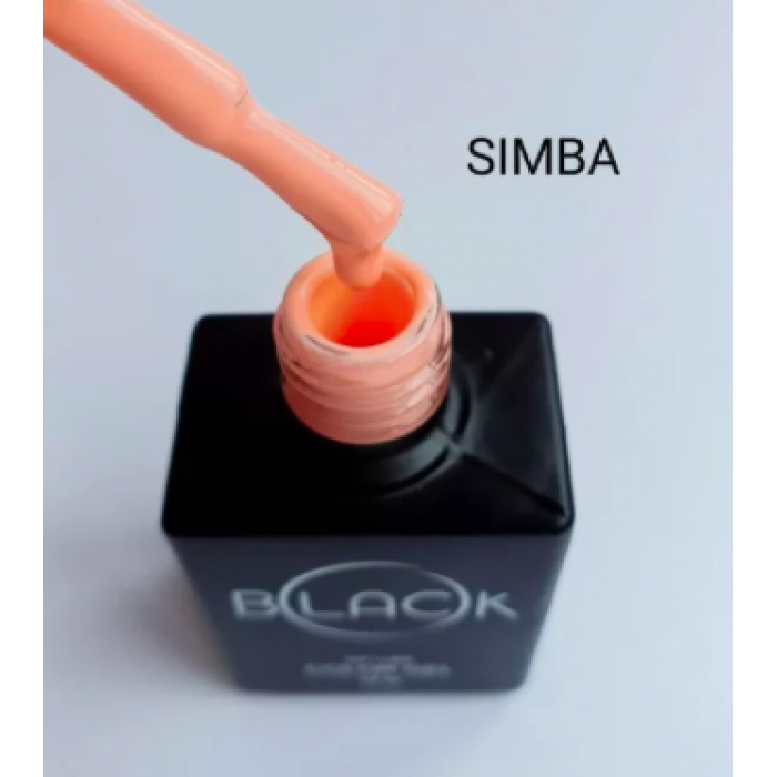 Gel Polish Black Simba, 12Ml