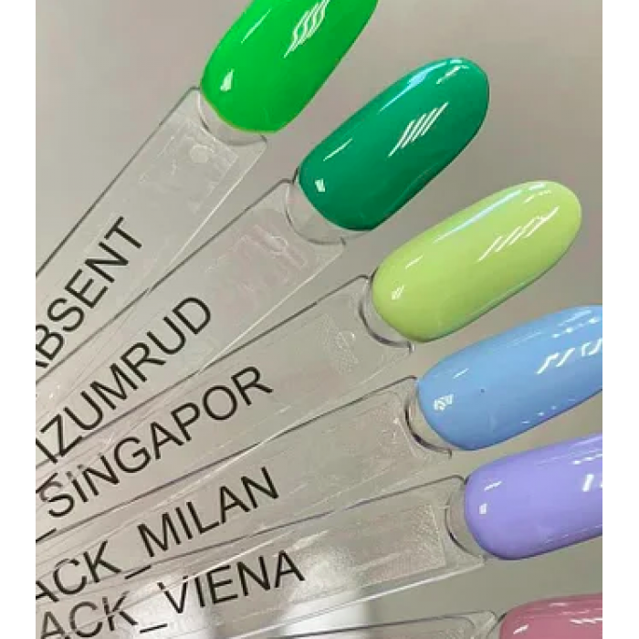 Gel Polish Black Singapor, 12Ml