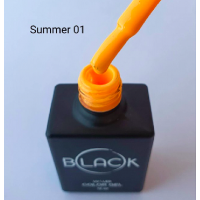 Gel Polish Black Summer 01, 12Ml
