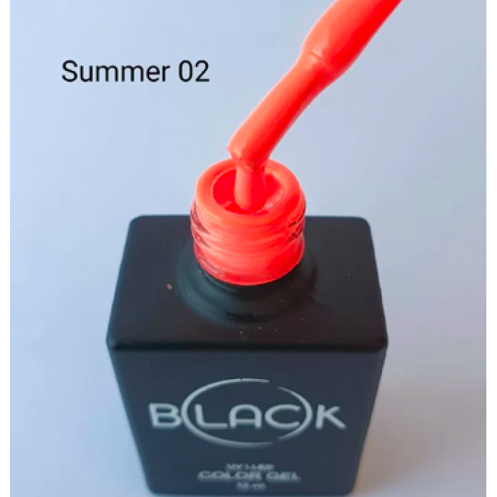 Gel Polish Black Summer 02, 12Ml
