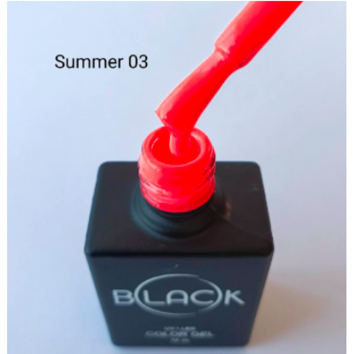 Gel Polish Black Summer 03, 12Ml