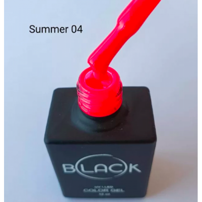 Gel Polish Black Summer 04, 12Ml