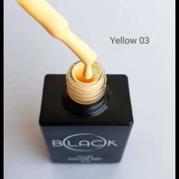 Gel Polish Black Yellow 03, 12Ml