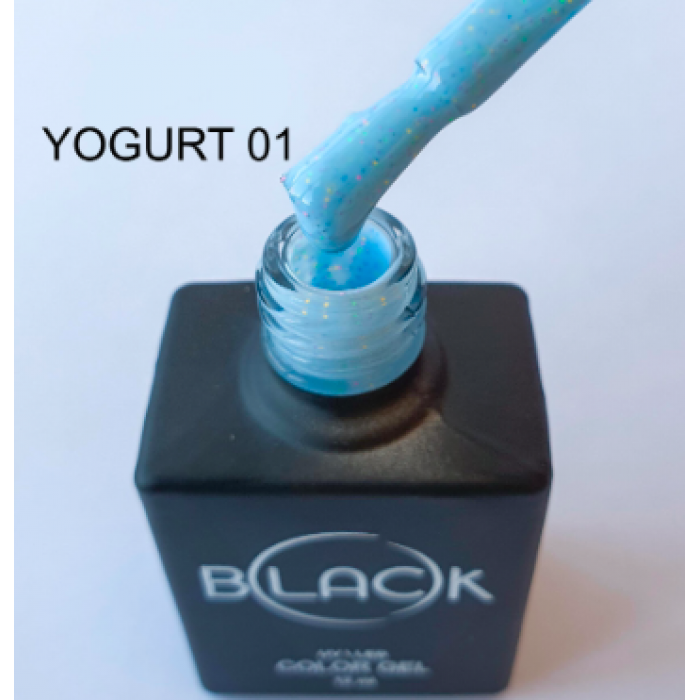 Gel Polish Black Yogurt 01, 12Ml