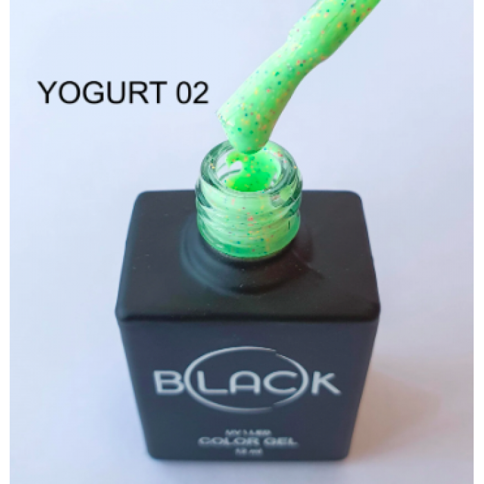 Gel Polish Black Yogurt 02, 12Ml