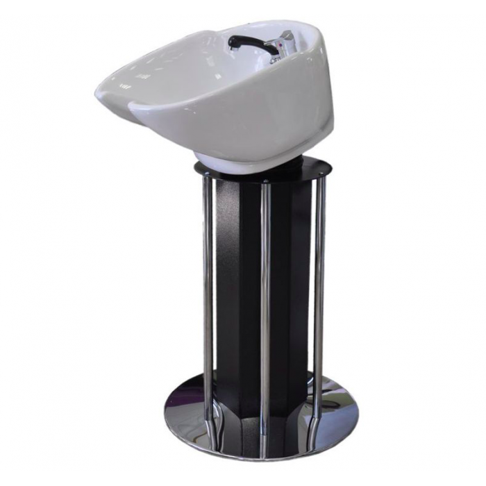 Hairdressing Sink “Helga-2” On A Stand Without A Chair, Deep Ceramic Sink