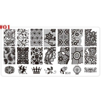Rectangular Stamping Plate No. 01