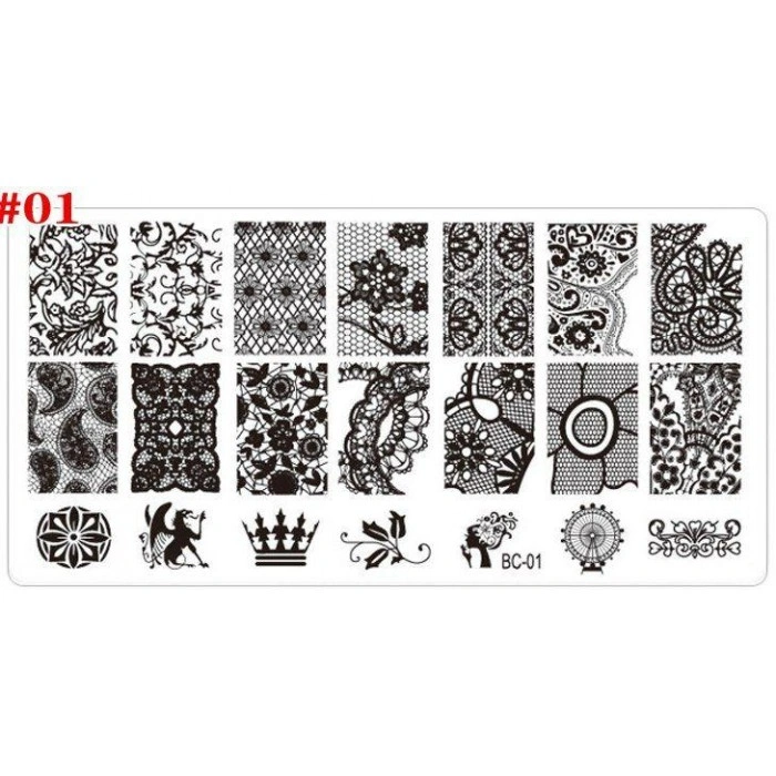 Rectangular Stamping Plate No. 01