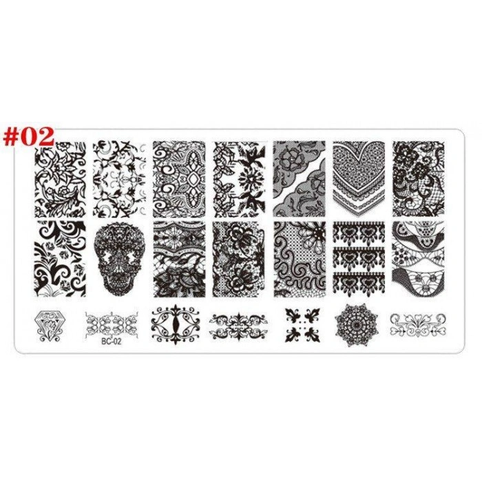 Rectangular Stamping Plate No. 02