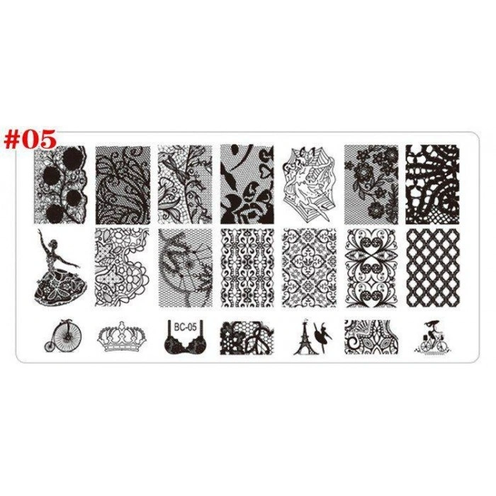 Rectangular Stamping Plate No. 05