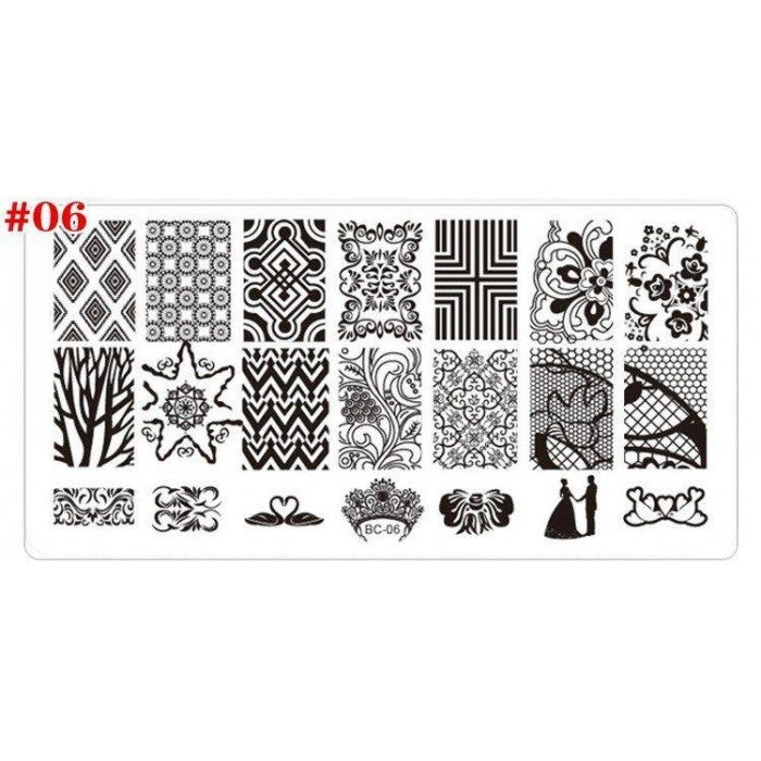 Rectangular Stamping Plate No. 06