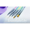 Set Of 5 Double-Sided Design+Dots Brushes