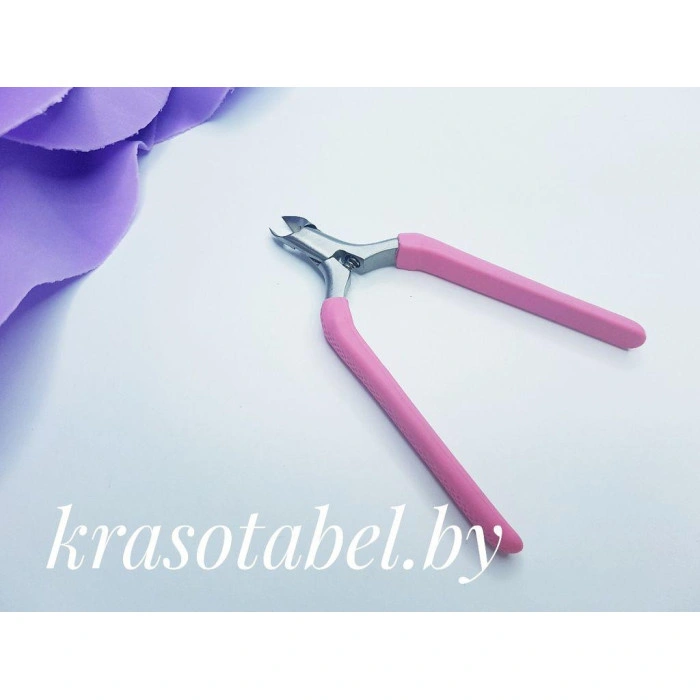 Stainless Cuticle Nippers With Rubber Handle